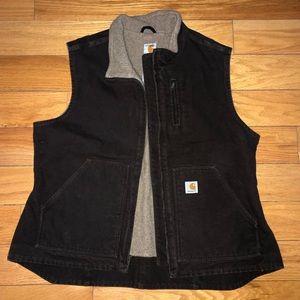 CARHARTT Women’s Vest, Sherpa inside, Size XL